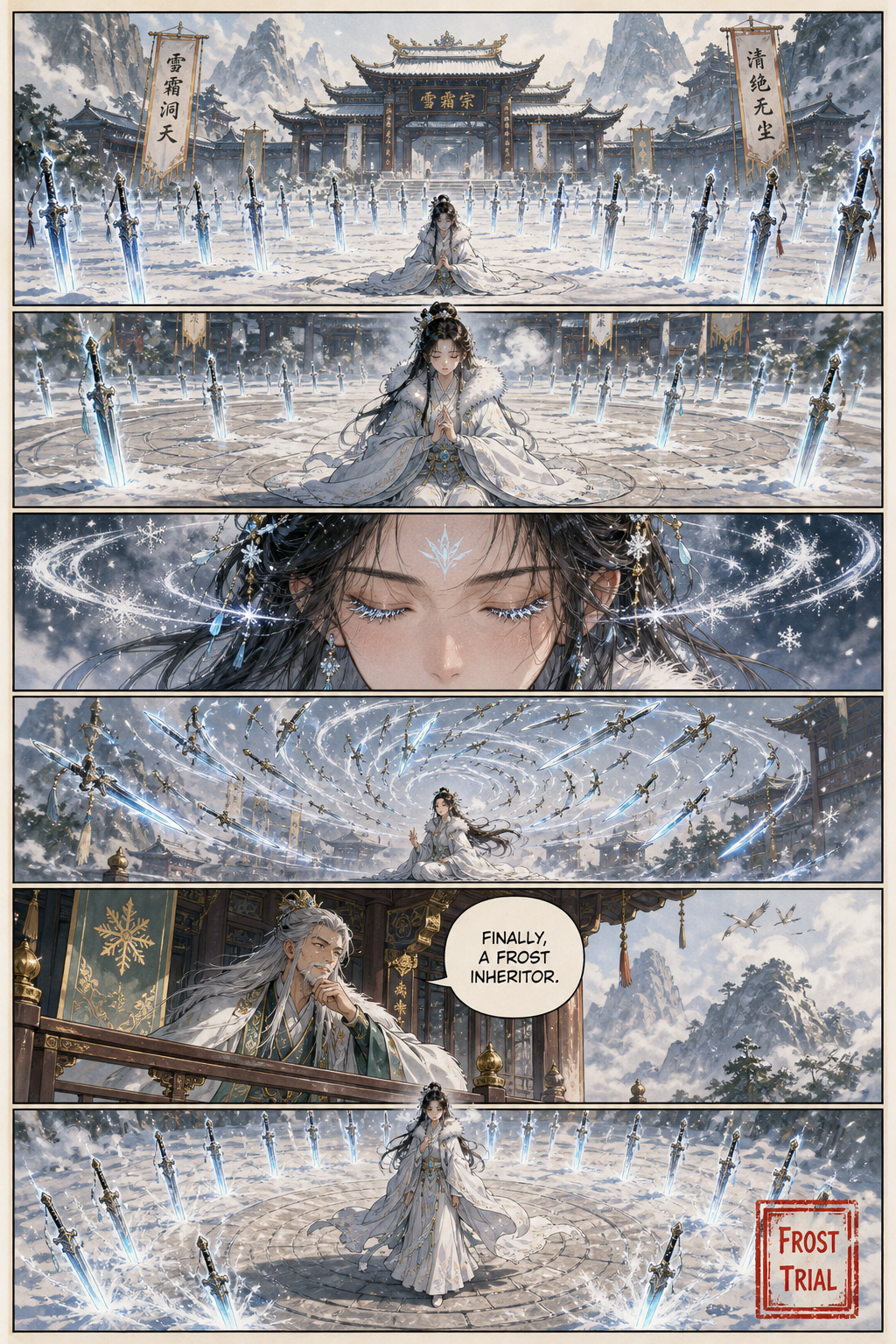 Snow Sect Trial — community sample published on Manhua Generator